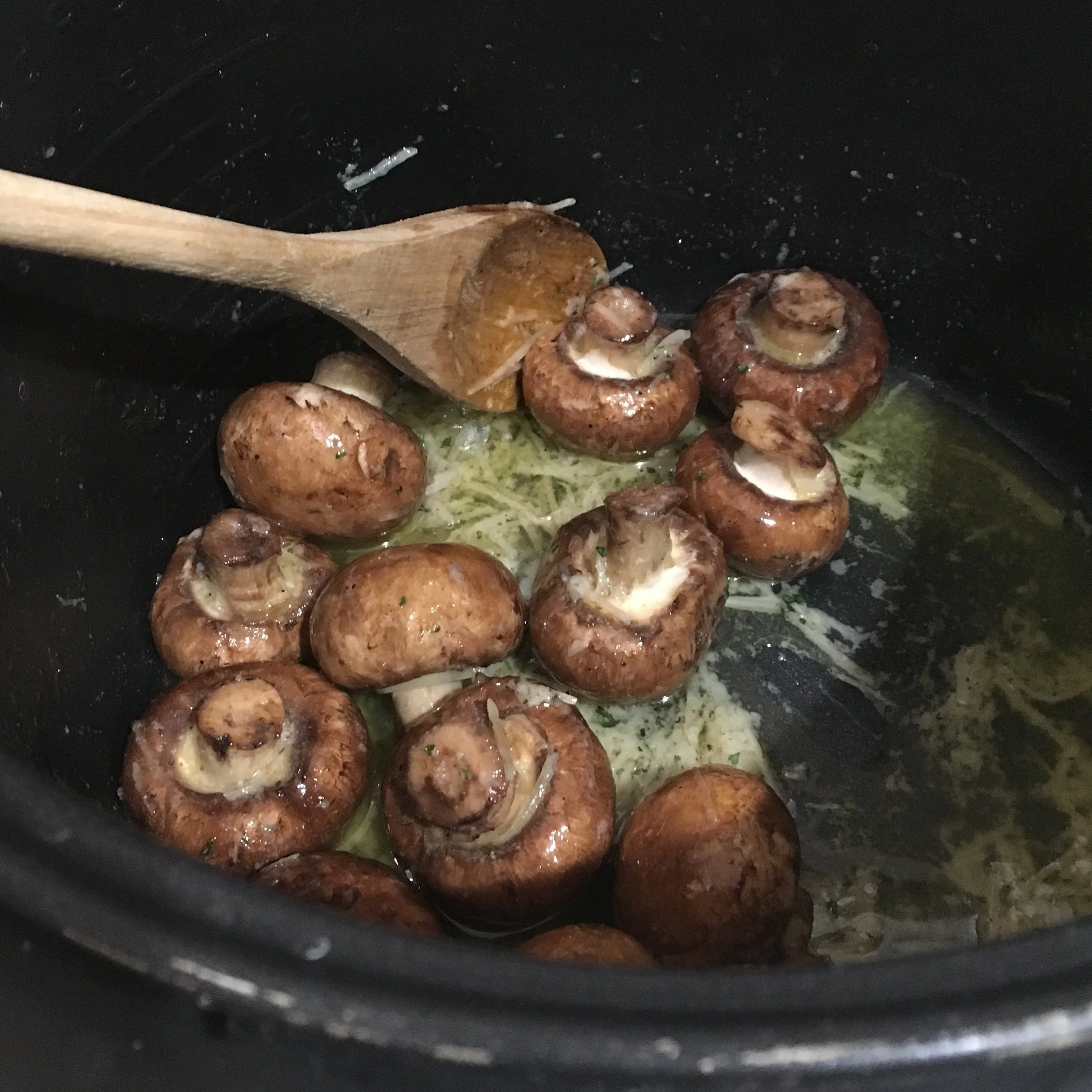 KETO RECIPE Buttery SlowCooker Mushrooms — Keto In The City