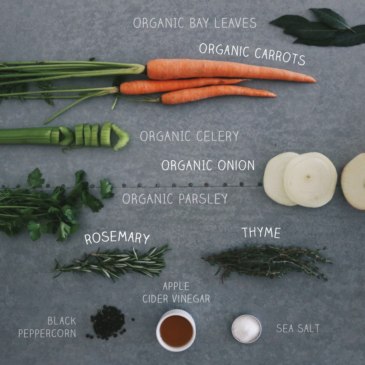 ingredients kettle and bone