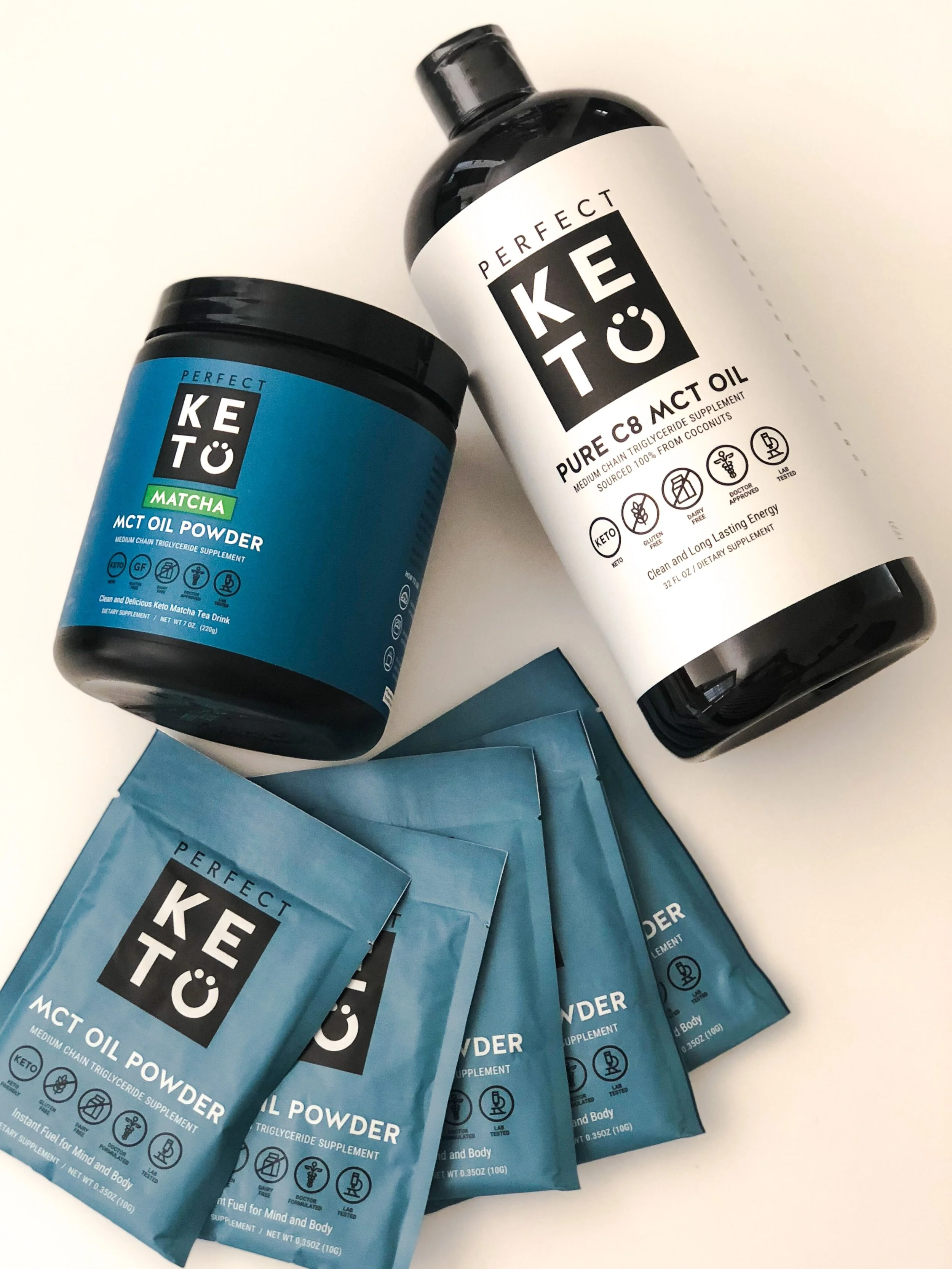Get MCT any way you want with Perfect Keto! 