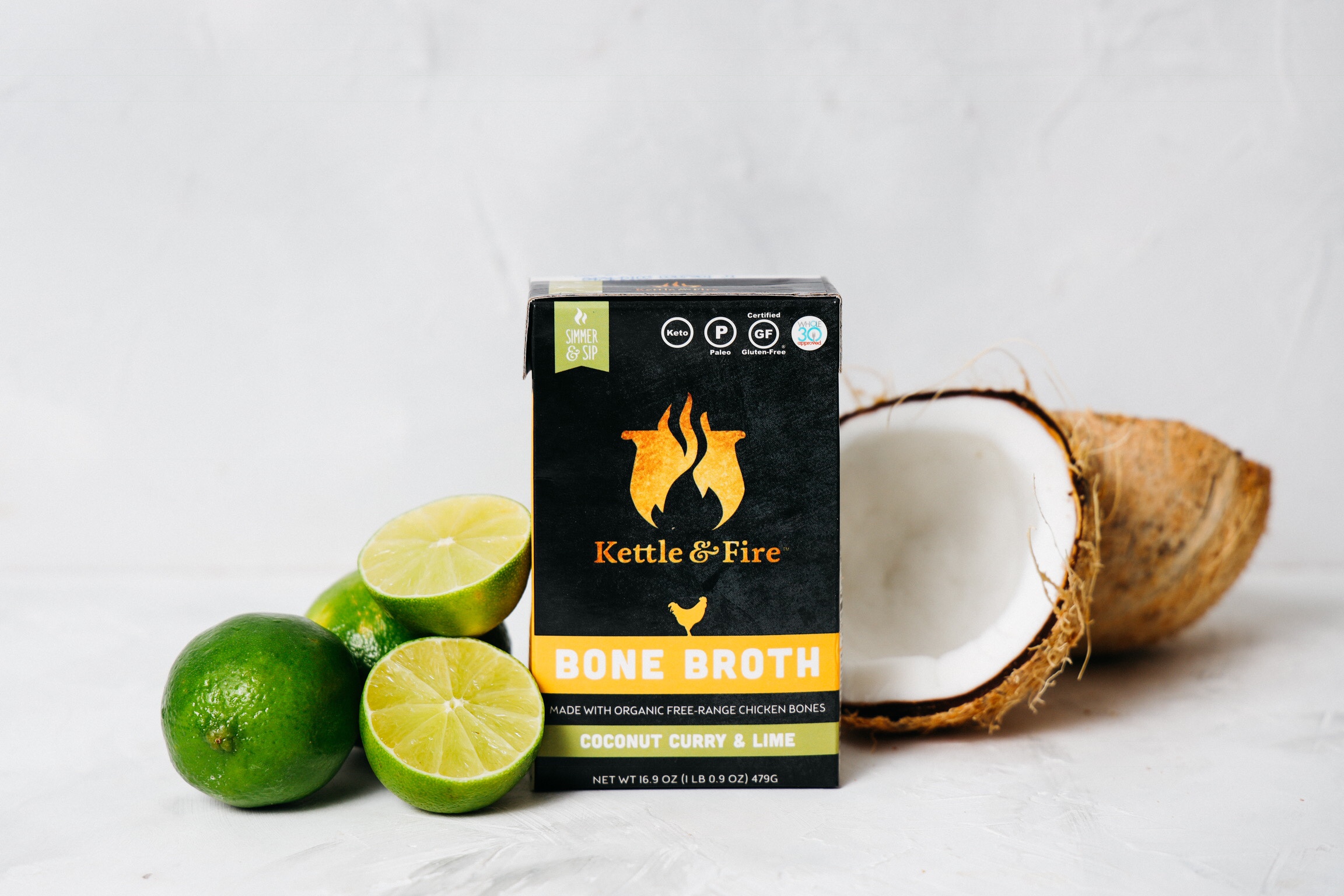 New Coconut Curry Lime Bone Broth From Kettle And Fire Keto