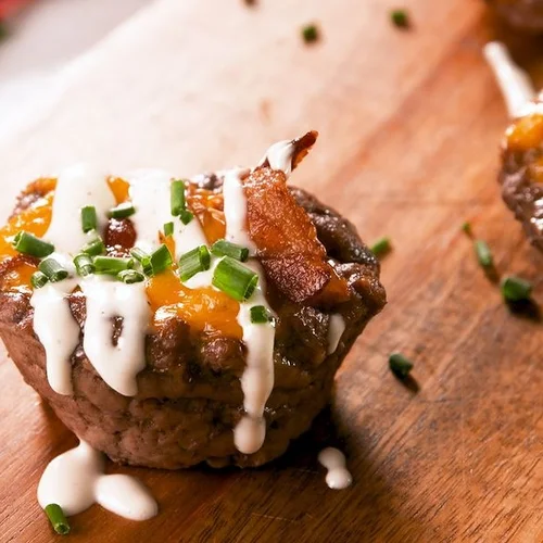 Keto Recipe Loaded Burger Bites Keto In The City