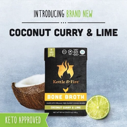 New Coconut Curry Lime Bone Broth from Kettle and Fire — Keto In The City