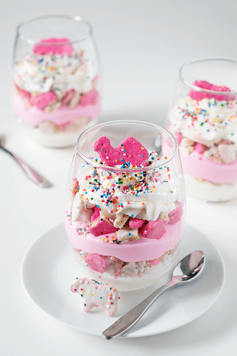 KETO RECIPE: Frosted Circus Animal Cookie Parfait — Keto In The City