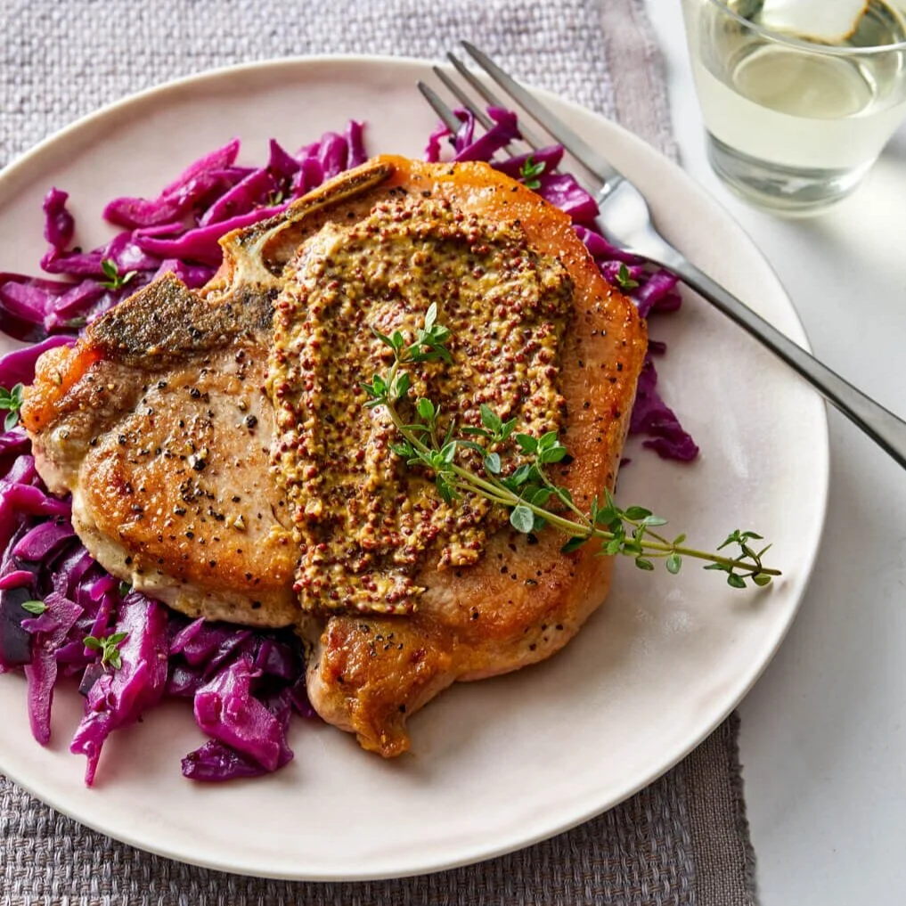 KETO INSTANT POT RECIPE: Pork Chops and Quick ’Kraut