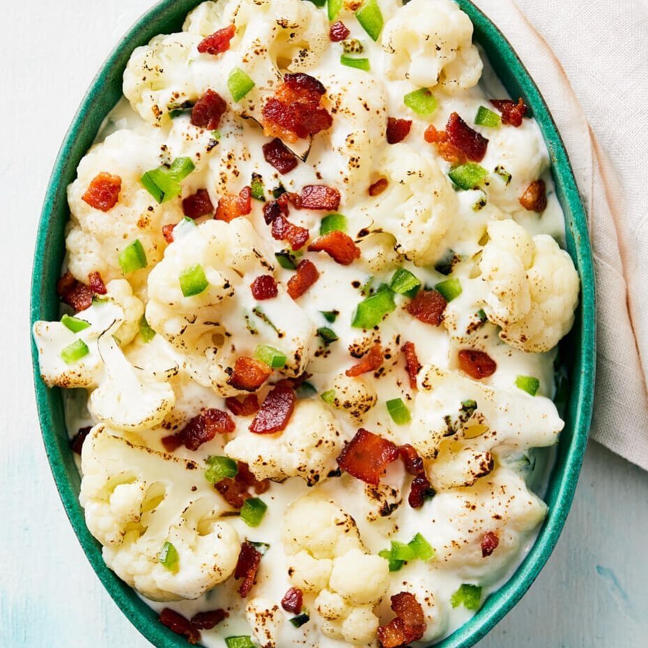 The ultimate keto comfort food! ❤️🙌🏼 Jalape&ntilde;o Popper Cauliflower! Spicy jalape&ntilde;os, salty bacon 🥓 and cheeeeeese 🧀! Here's how you make it in an Instant Pot:⁠⠀
⠀⠀⠀⠀⠀⠀⠀⠀⠀⁠⠀
⠀⠀⠀⠀⠀⠀⠀⠀⠀⁠⠀
&bull;&nbsp;4 slices uncured bacon, diced⁠⠀
&bull