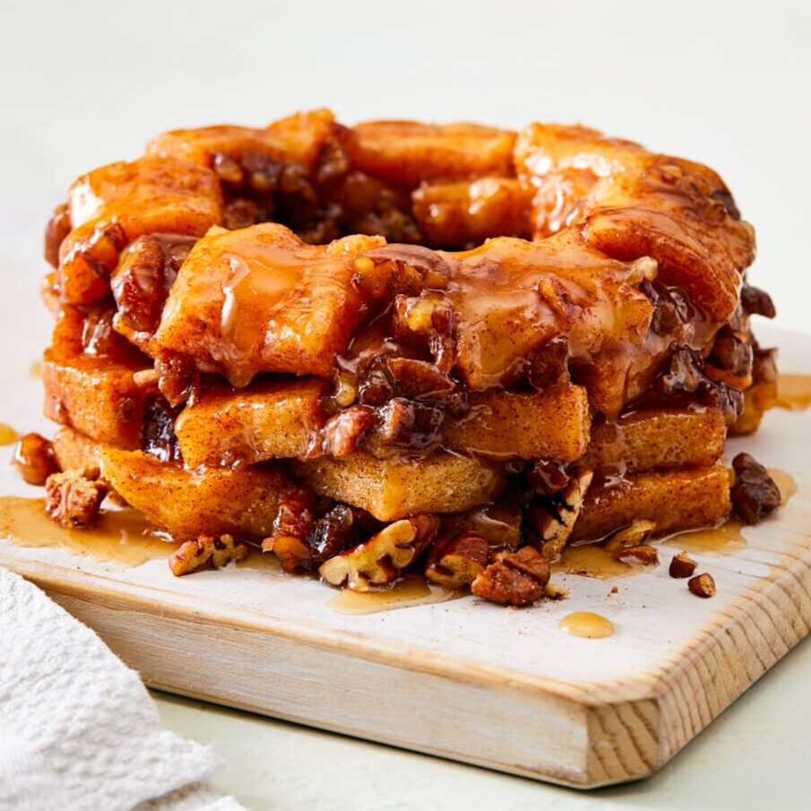 KETO INSTANT POT RECIPE: Maple-Pecan Fathead Monkey Bread