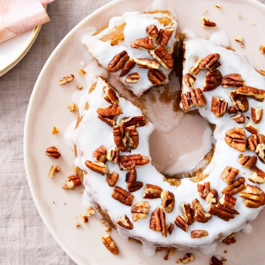 KETO INSTANT POT RECIPE: Spice Cake with Lemon Drizzle