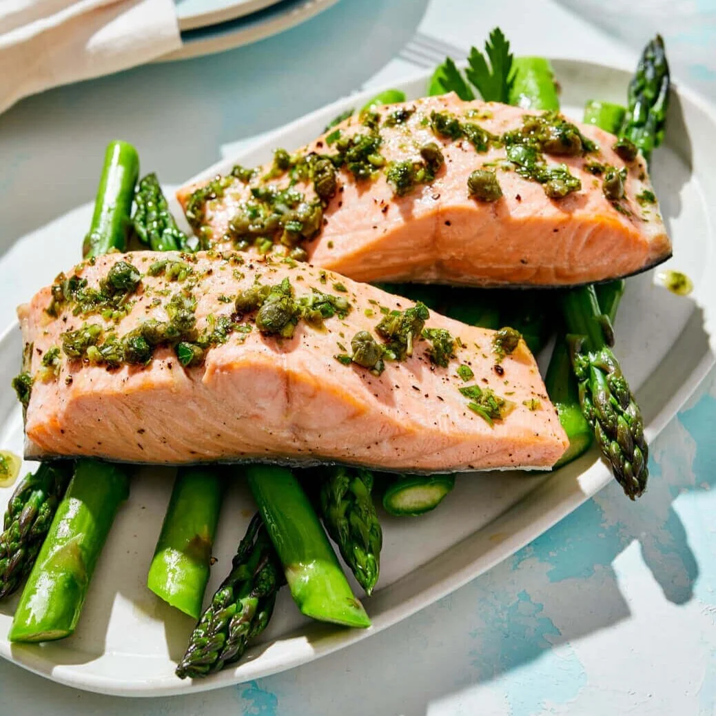 KETO INSTANT POT RECIPE: Lemon-Garlic Salmon