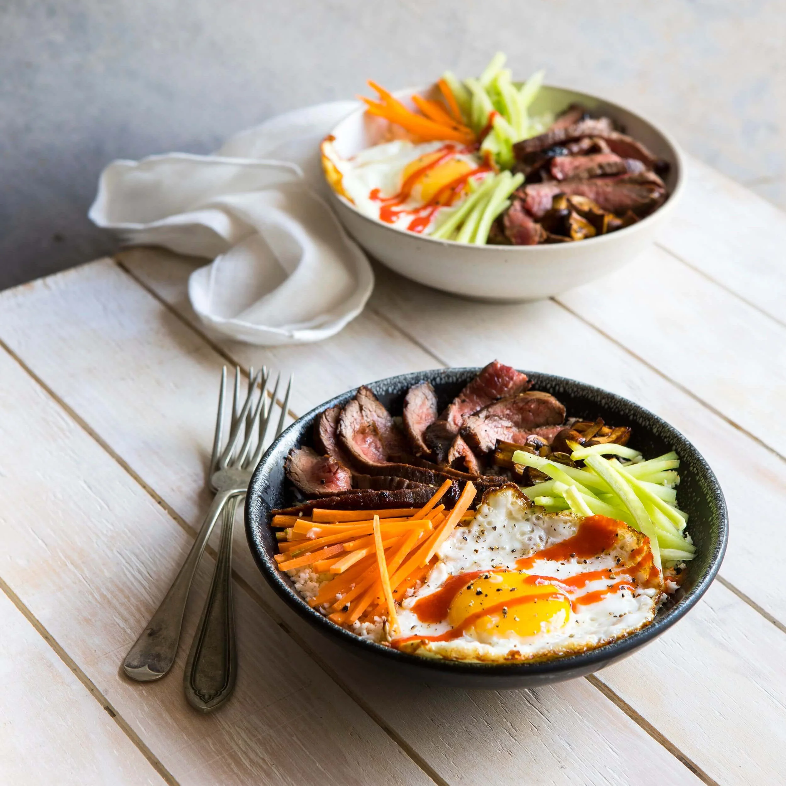 KETO RECIPE: Steak and Egg Bibimbap