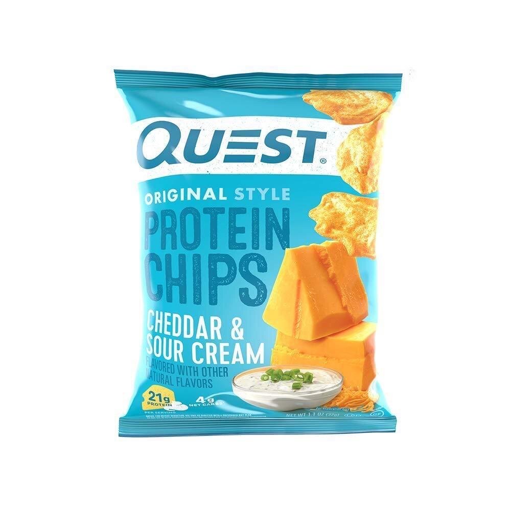 Quest Nutrition Cheddar & Sour Cream Protein Chips