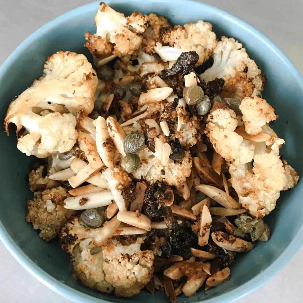 KETO RECIPE: BACON GREASE ROASTED CAULIFLOWER