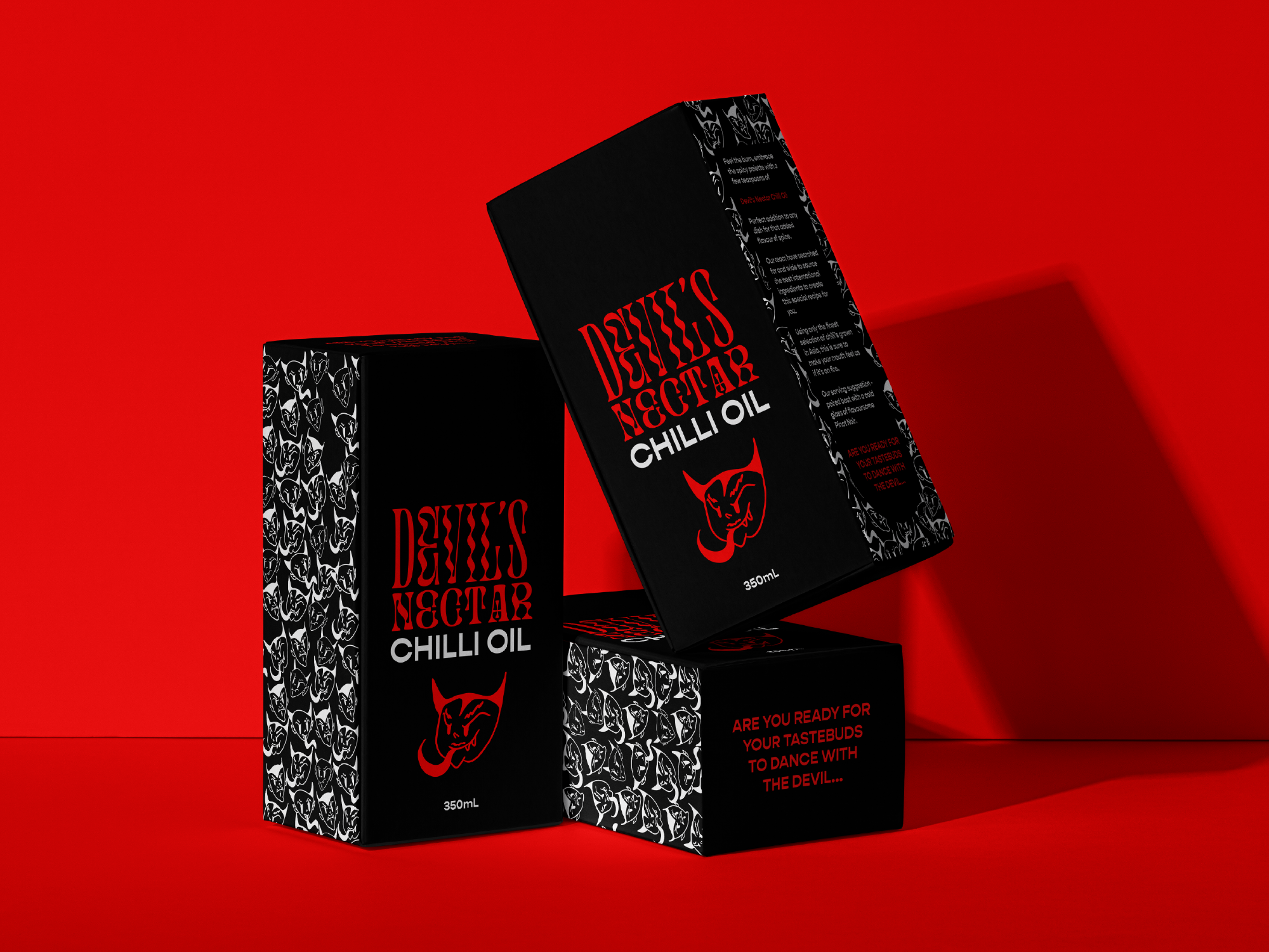 Devils Nectar Chilli Oil | Brand & Packaging Design — Half Moon Creative by  Steph Haber