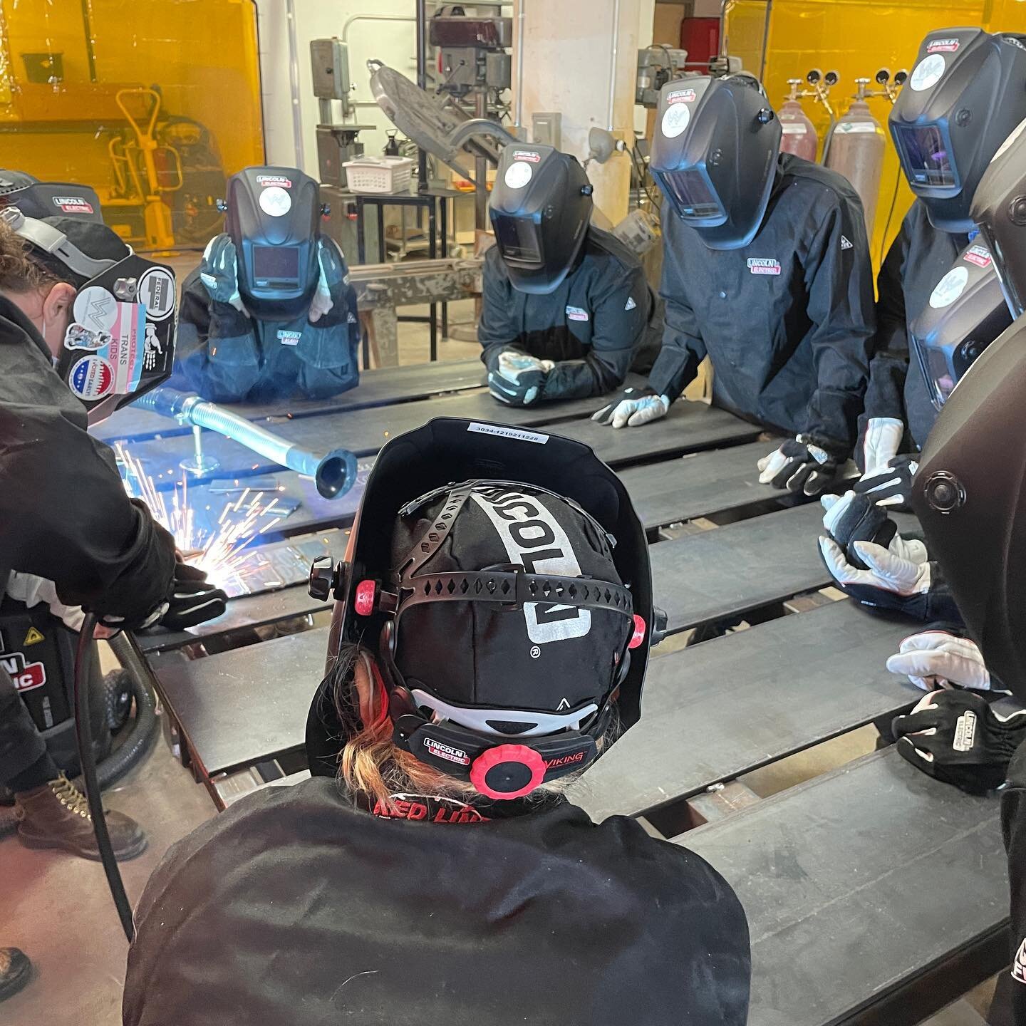 We are cruising through our current Week-Long Intensive Welding Training Class in NYC with participants from New York, Pennsylvania, New Mexico, and Georgia! Everyone has already learned how to weld multiple joints in the flat and horizontal position