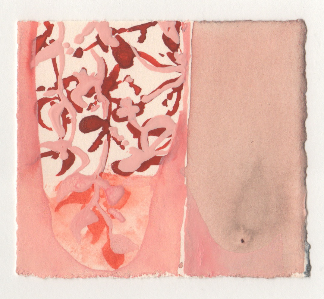 Mistletoe II | gouache on paper | 3 x 3 inches | 2014