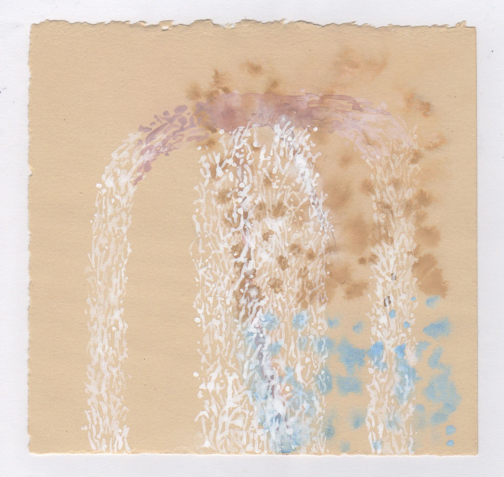 Sage | acrylic and gouache on paper | 5 3/4 x 5 1/2 inche | 2014