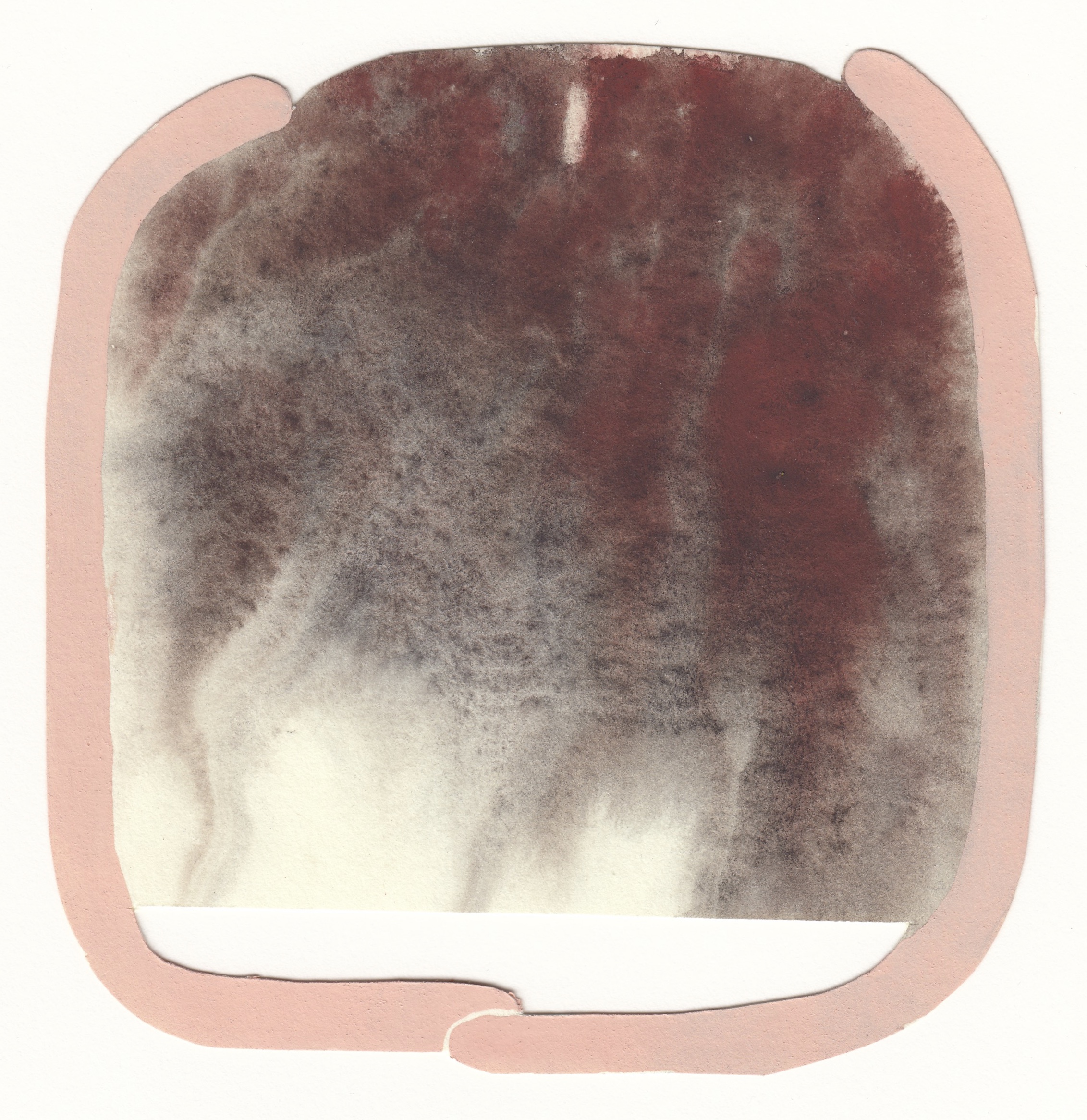 Rend | watercolor and gouache on paper | 5 ¼ x 5 ½ inches | 2017
