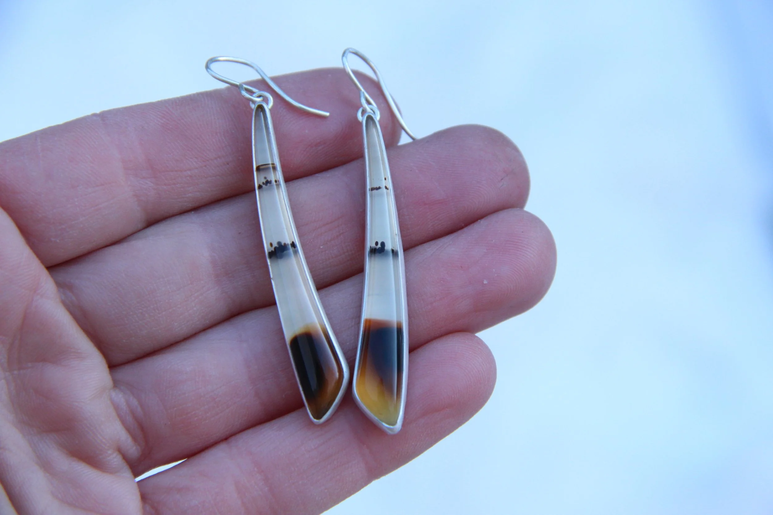 Montana Agate Spikes