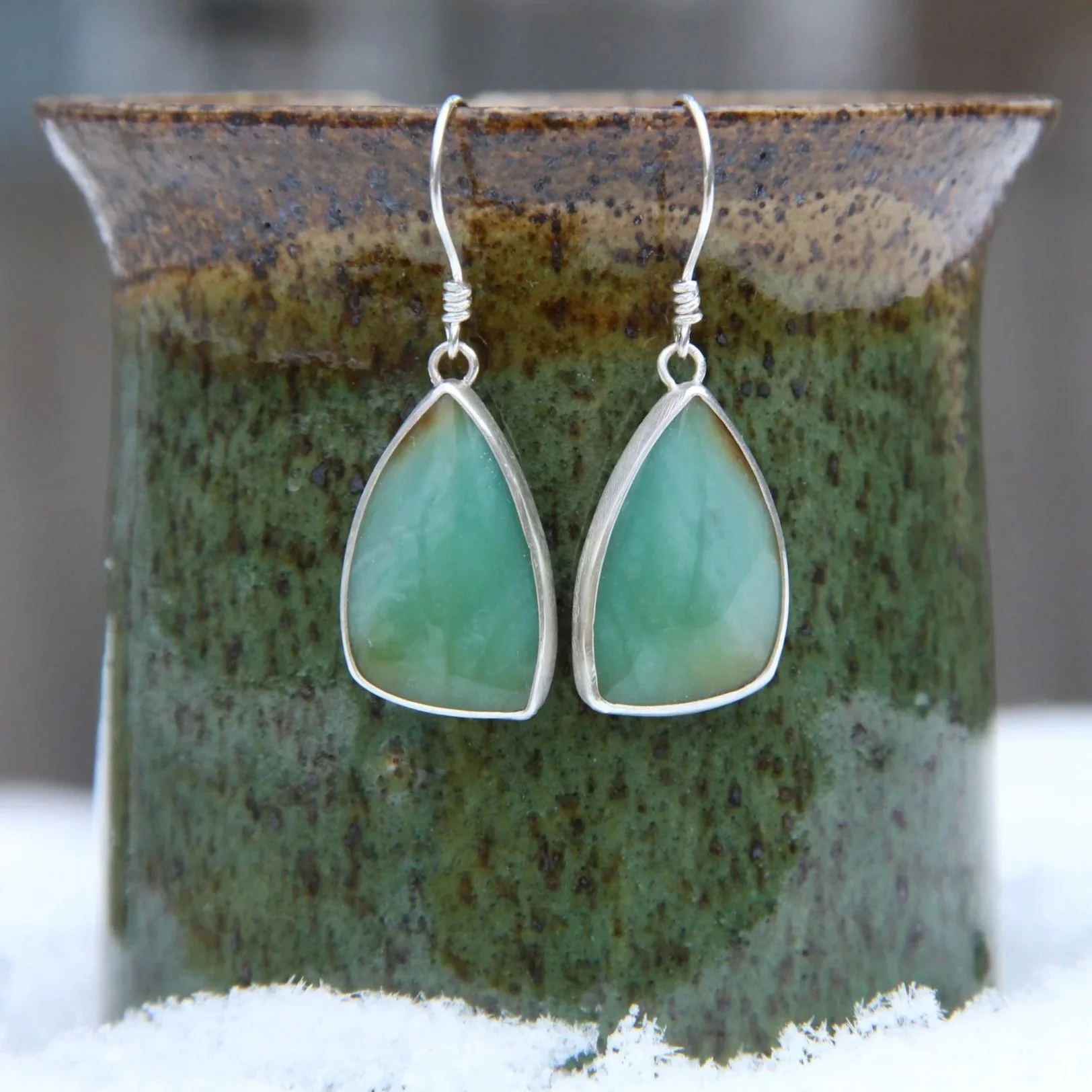 Opalized Petrified Wood Drops