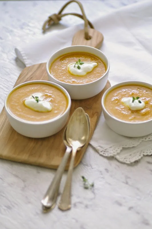 Carrot + Fresh Lemon Soup