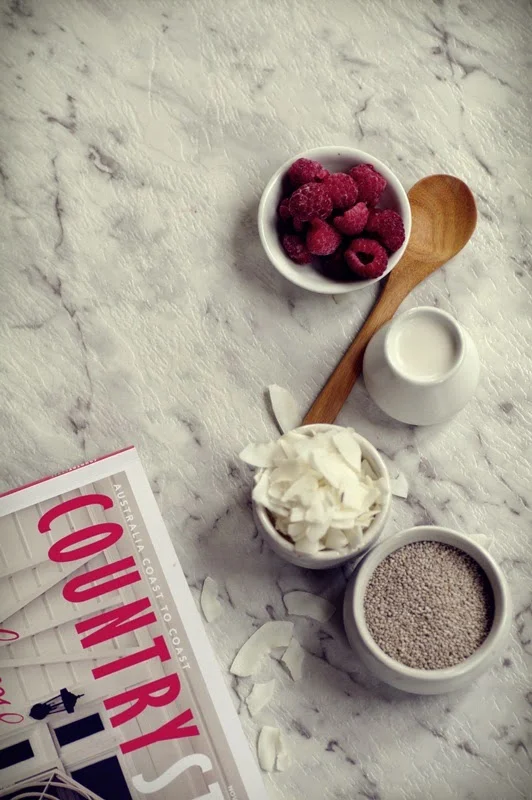 Raspberry Chia Seed Pudding