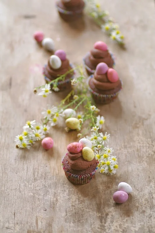 Chocolate Easter Egg Cakes