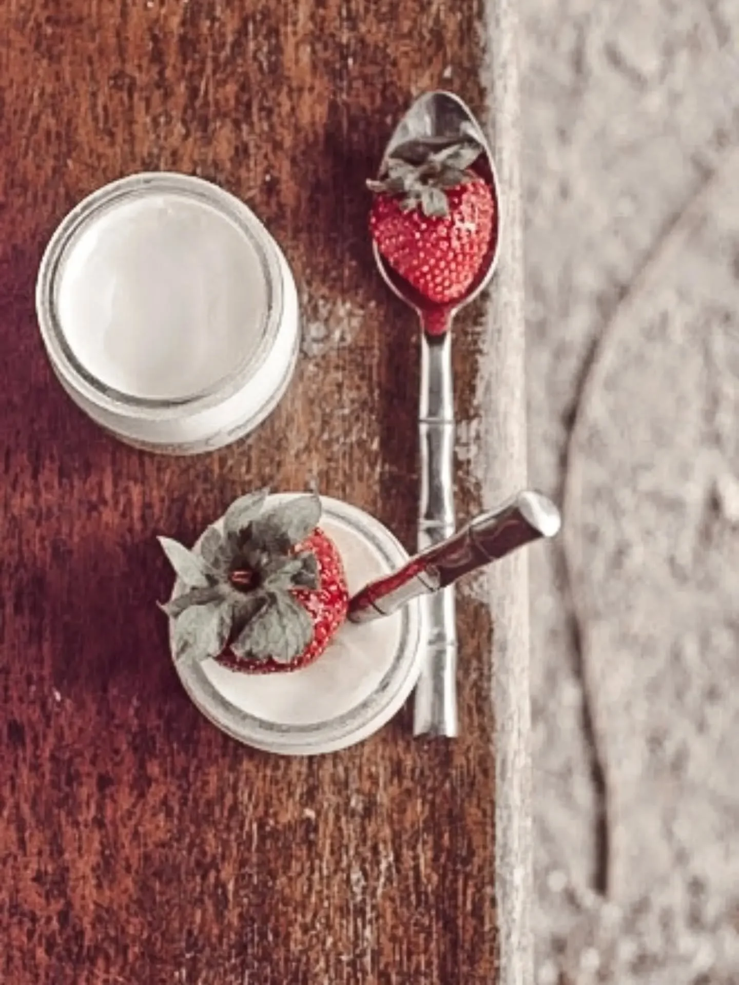 Not much compares to a fresh Summer strawberry,  sitting in a Parisian park.