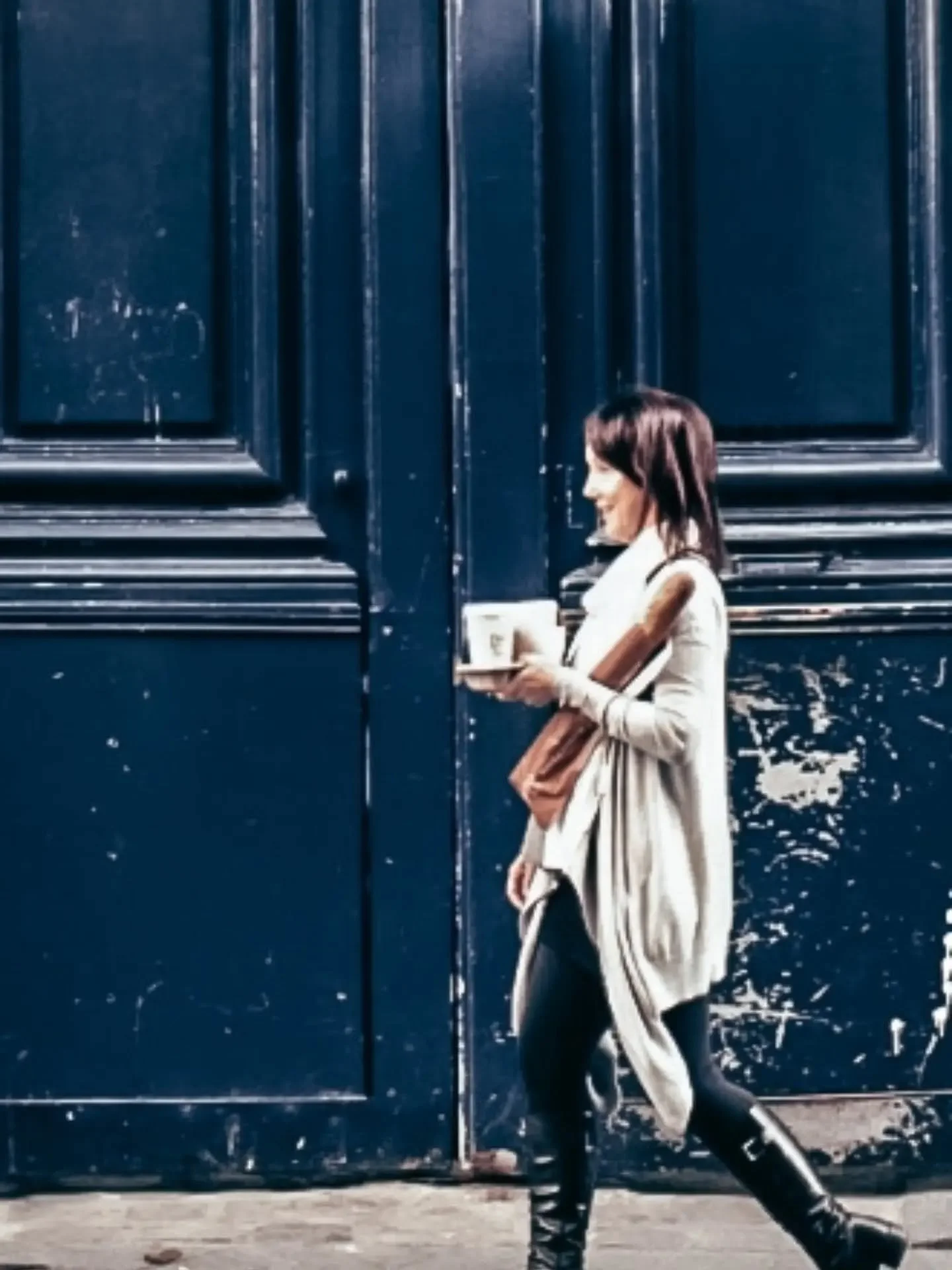 Morning routine in Paris.