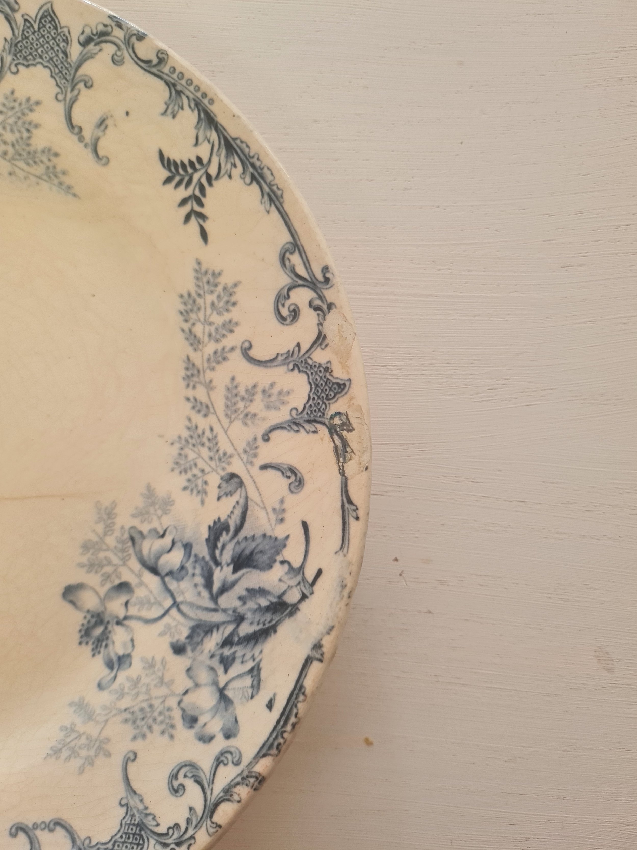 Blue & White Plate
