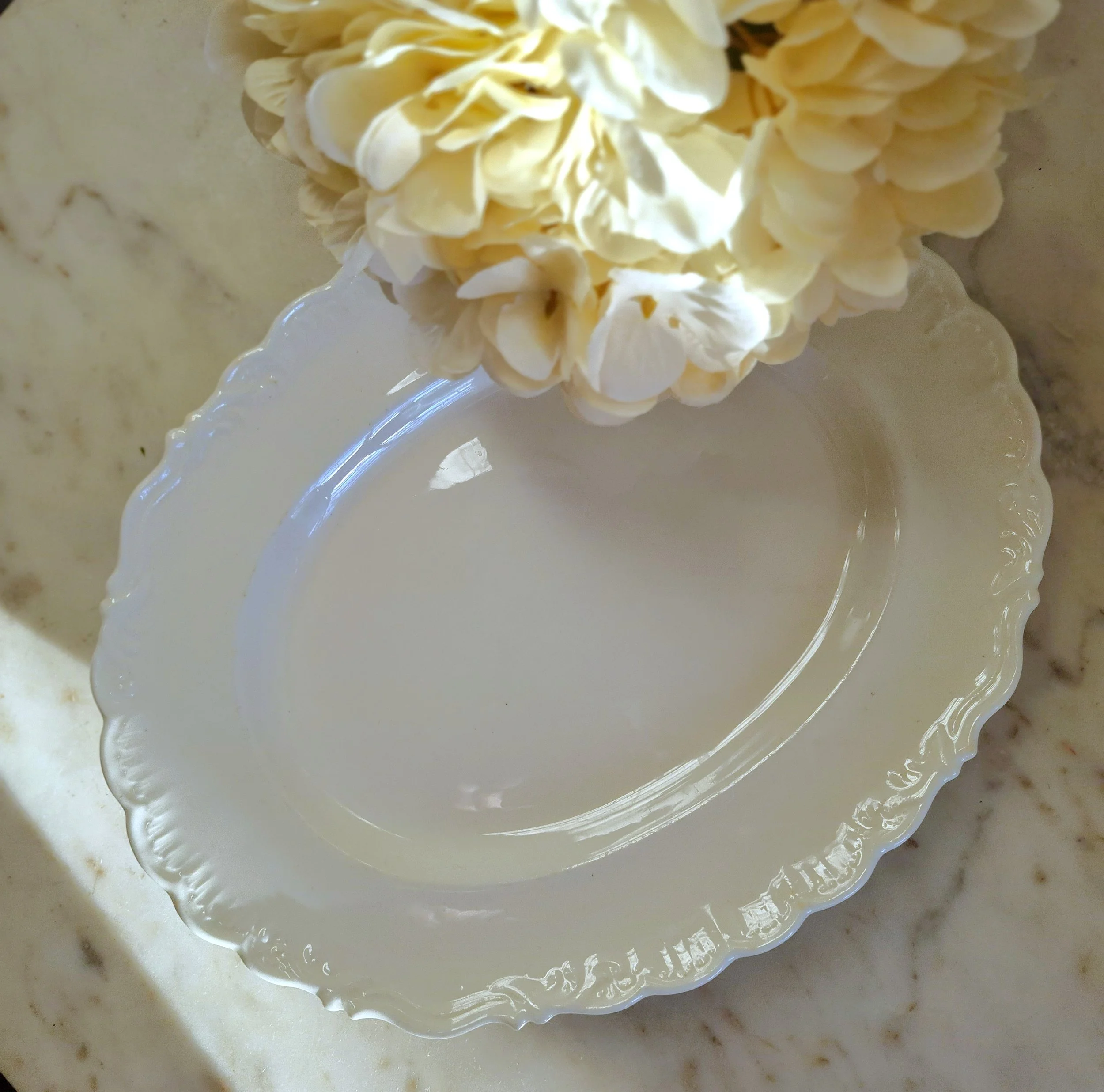 Coalport White Platter