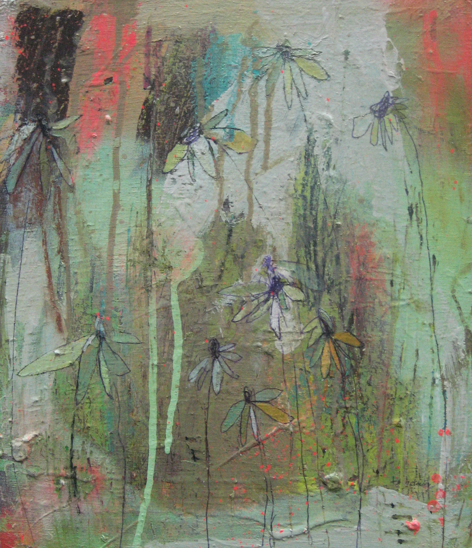 IN THE FALL FIELD 14X11 2009