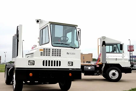 Ottawa yard tractors. They are also called terminal tractors, yard spotters, trailer spotters, yard goats, and yard dogs.