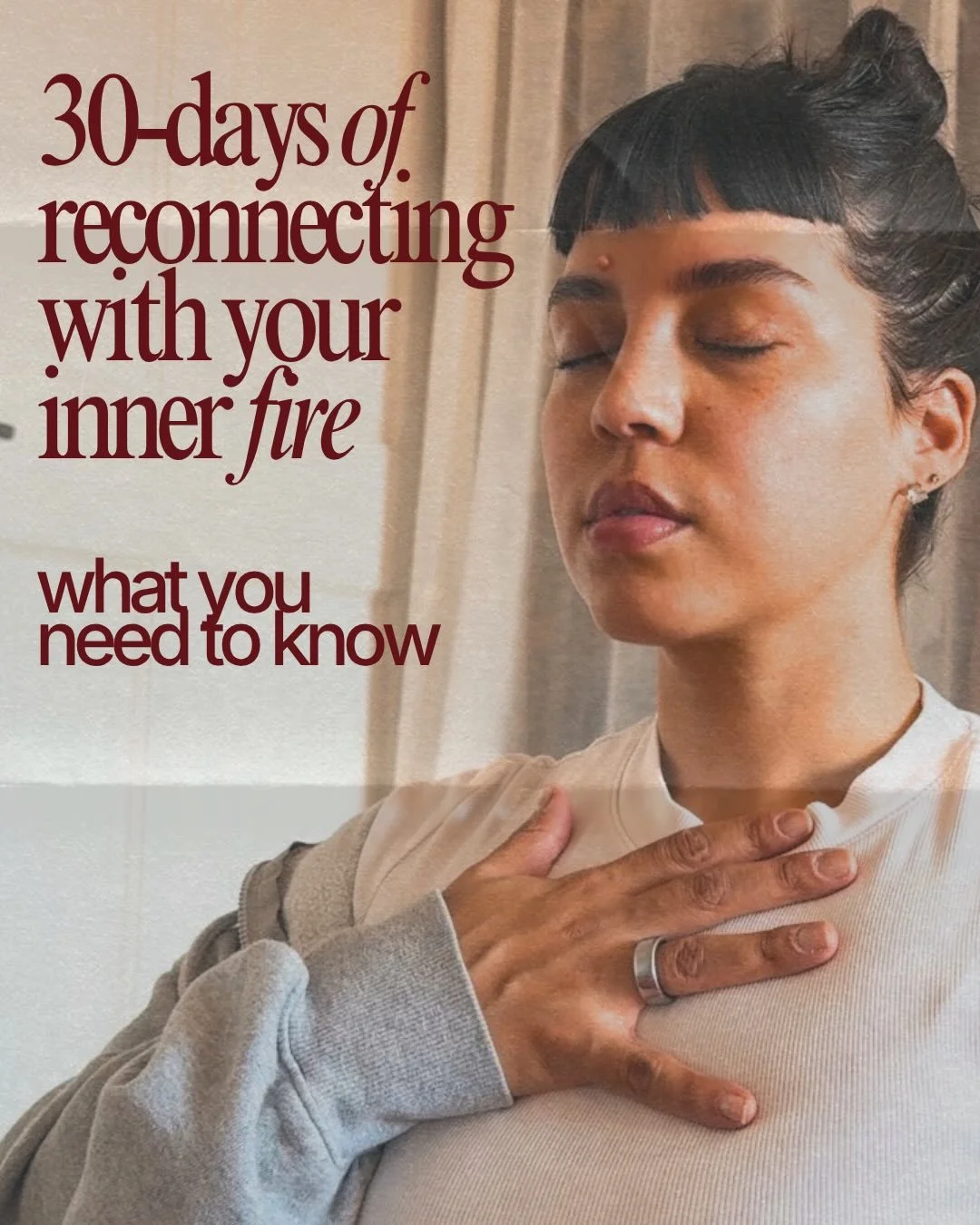 Comment FIRE and I&rsquo;ll DM you the link to join us. We start Friday. See you inside ❤️&zwj;🔥