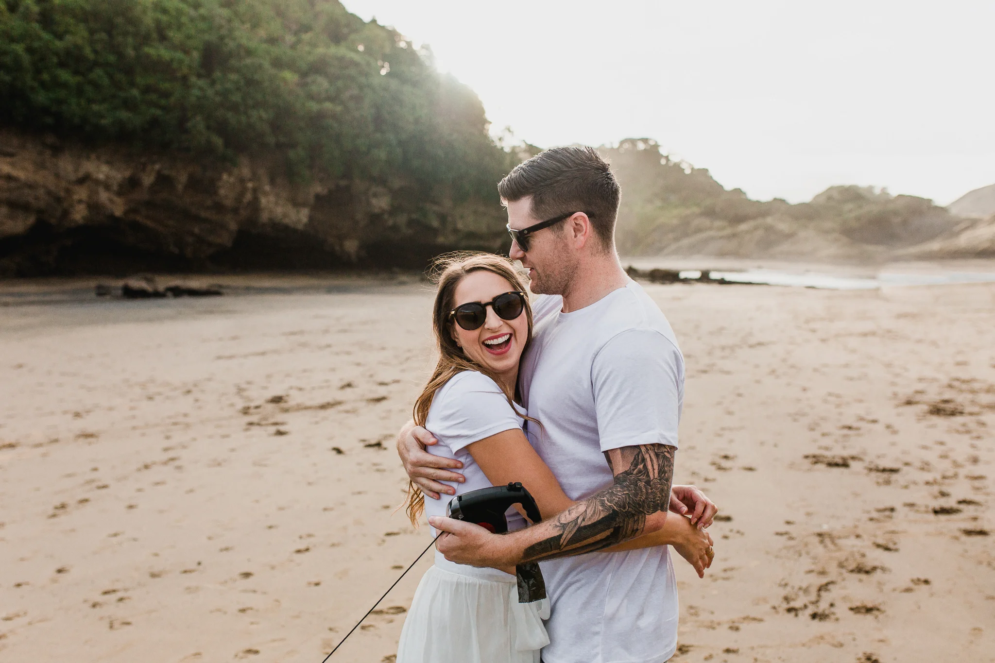 New Zealand - Auckland Wedding Photographer - Engagement - Bethells Beach - Alexandra & Lee - Love, the wild & epic tales