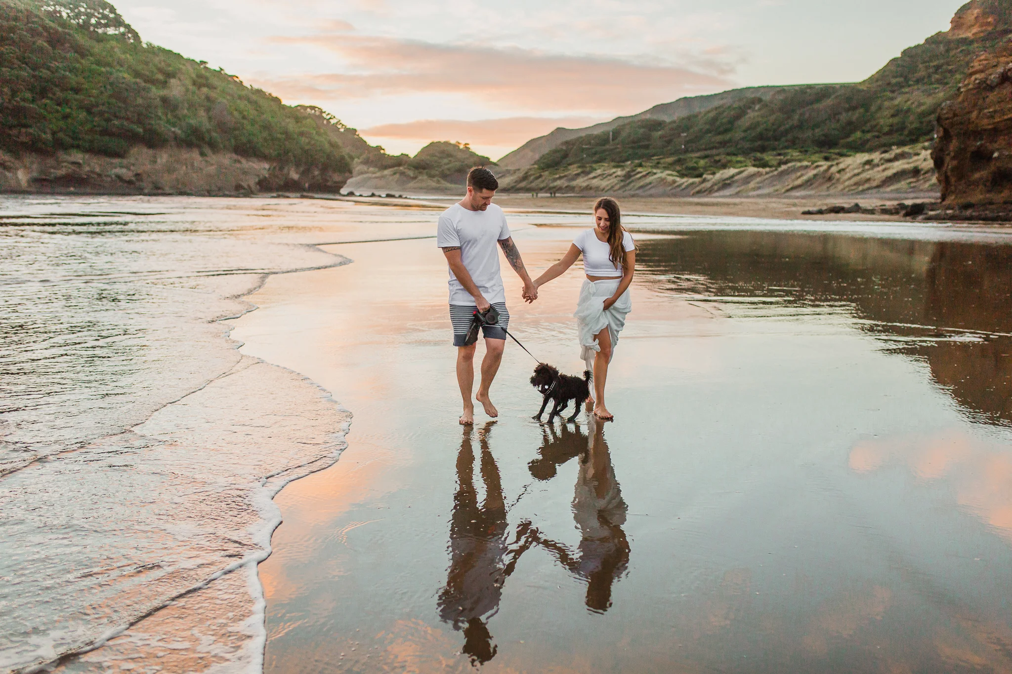 New Zealand - Auckland Wedding Photographer - Engagement - Bethells Beach - Alexandra & Lee - Love, the wild & epic tales