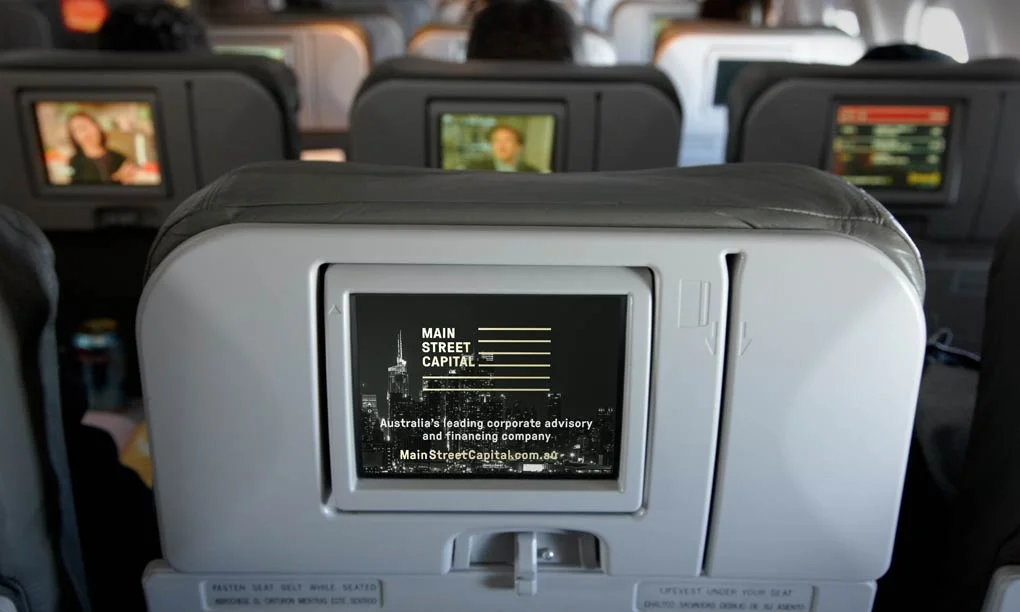 Main Street Capital inflight marketing
