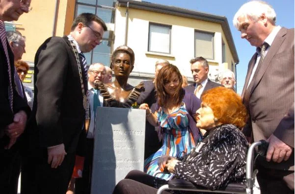 Maureen O'Hara at the Unveiling