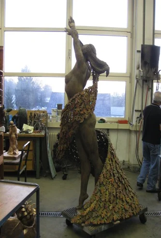 Inside The Workshop, Strassacker Foundry, Germany.