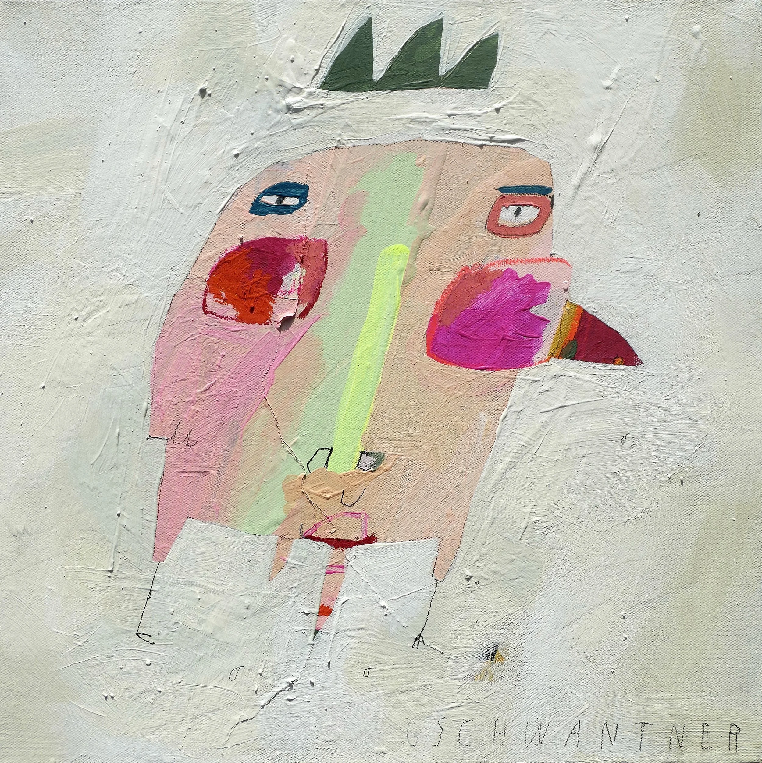  Kopffüssler, 2017, 40 x 40 