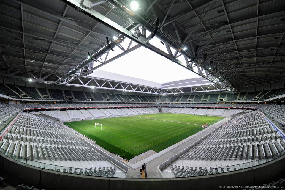 Stade Pierre Mauroy - Lille - binnenkant