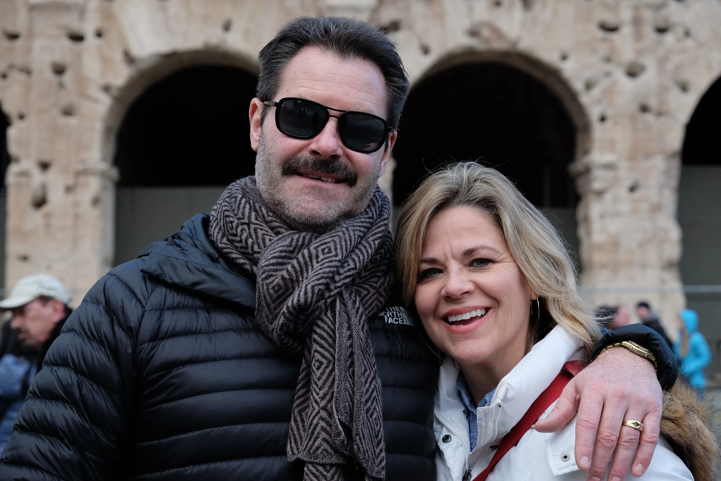 A couple of cute tourists