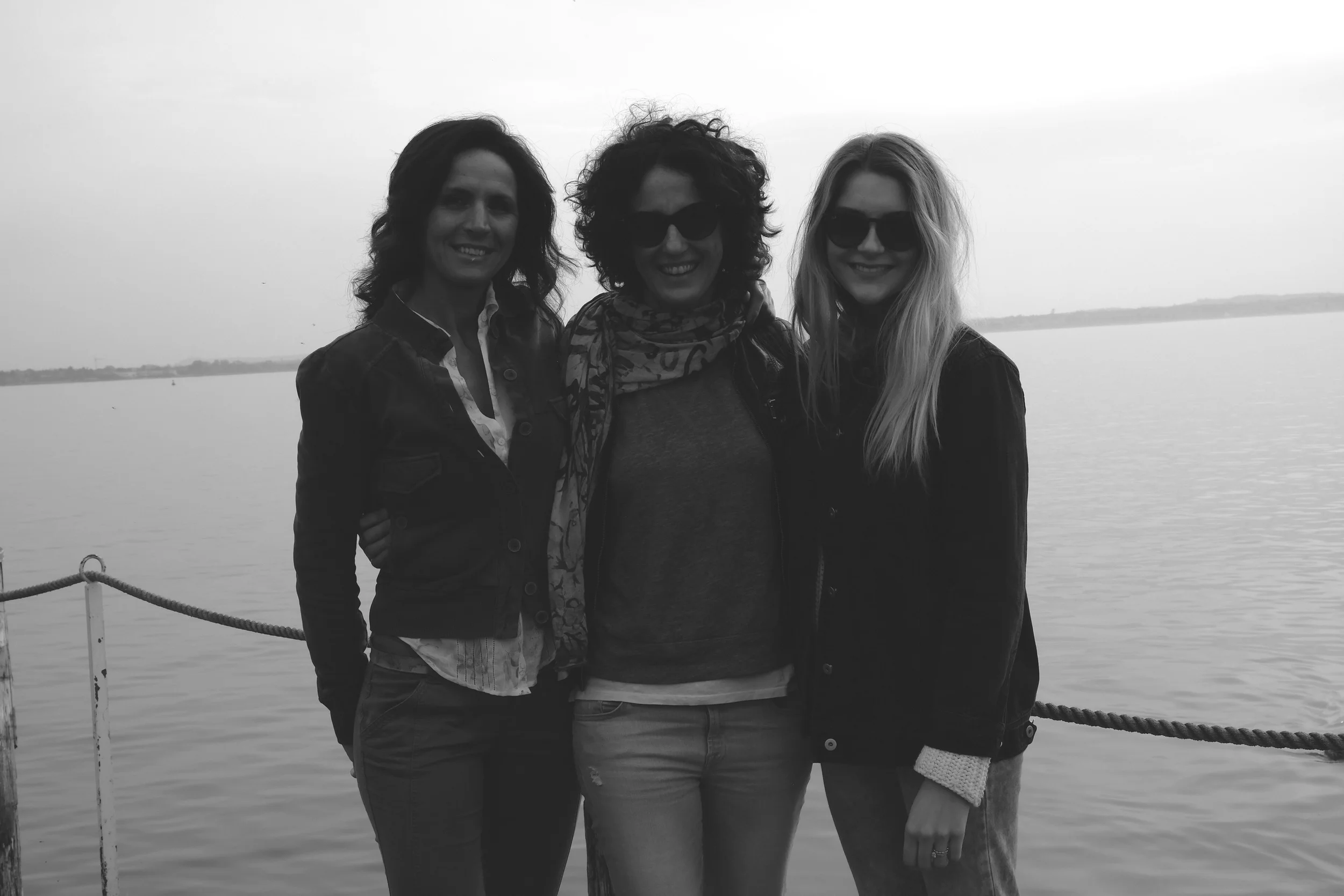 My sweet friend Serena (middle), and her friend Michela. 