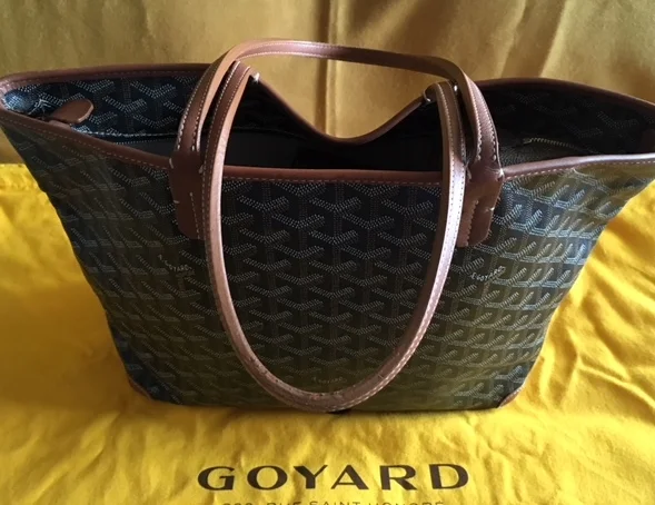 Goyard Artois PM Black with Tan Trim Bag Review: Wear and Tear