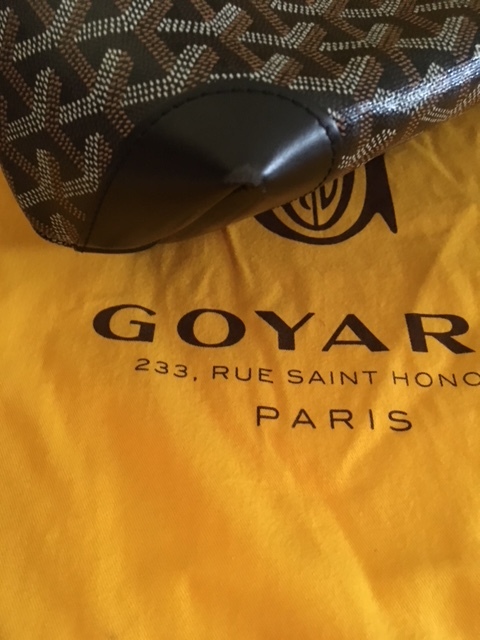 Goyard Artois PM Black with Tan Trim Bag Review: Wear and Tear
