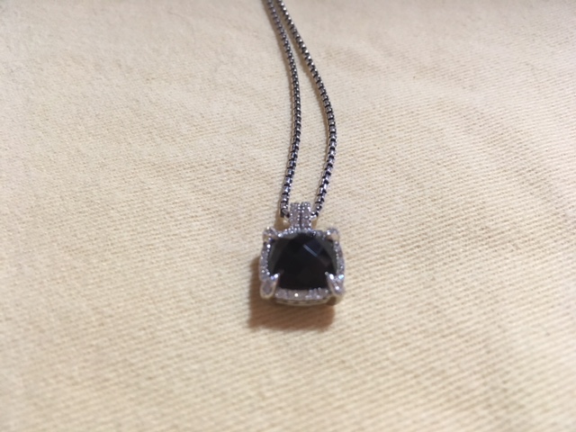 David Yurman Petite Chatelaine Prasiolite Diamond Sterling Silver Necklace  LMI2 - Etsy