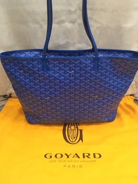 goyard purse blue