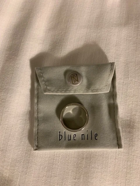 GGZ Blue Nile Low Dome Comfort Fit Wedding Band Ring in Platinum 3mm 15.JPG