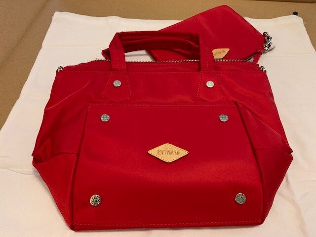 MZ Wallace Mini Soho Tote in Apple Red: Unboxing and Review — Girls ...