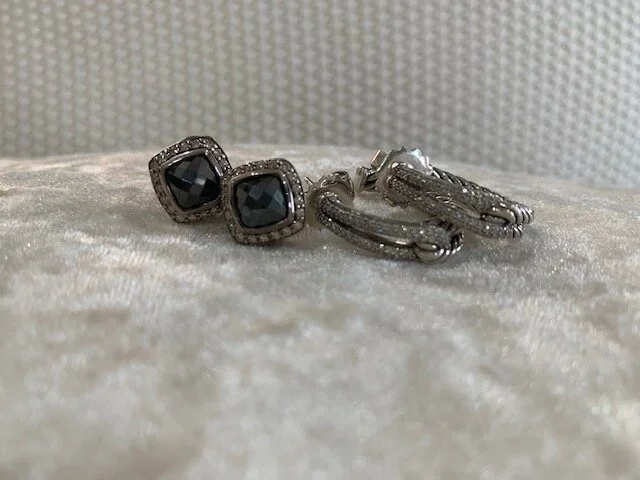 GGZ David Yurman Hoop and Stud Earrings.jpg