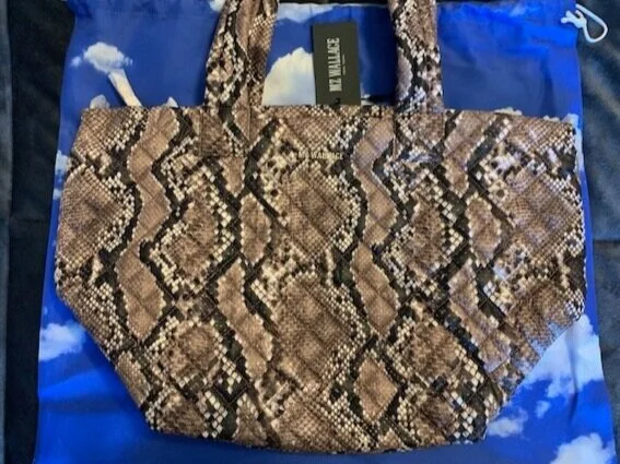 MZ Wallace Medium Metro Tote Deluxe Brown Snake Unboxing