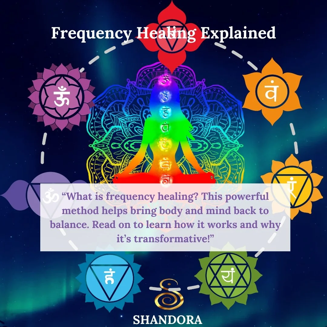 ✨ What Is Frequency Healing? ✨

It&rsquo;s a powerful method using specific vibrations to restore balance, release blockages, and enhance energy flow. 🌿 From easing pain to reducing stress, it aligns your body&rsquo;s natural frequencies with the un